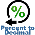 Converting Percents to Decimals